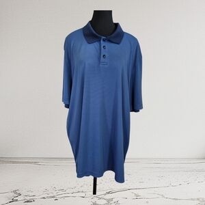 Sunice Classic Striped Navy Polo Shirt Size XXL